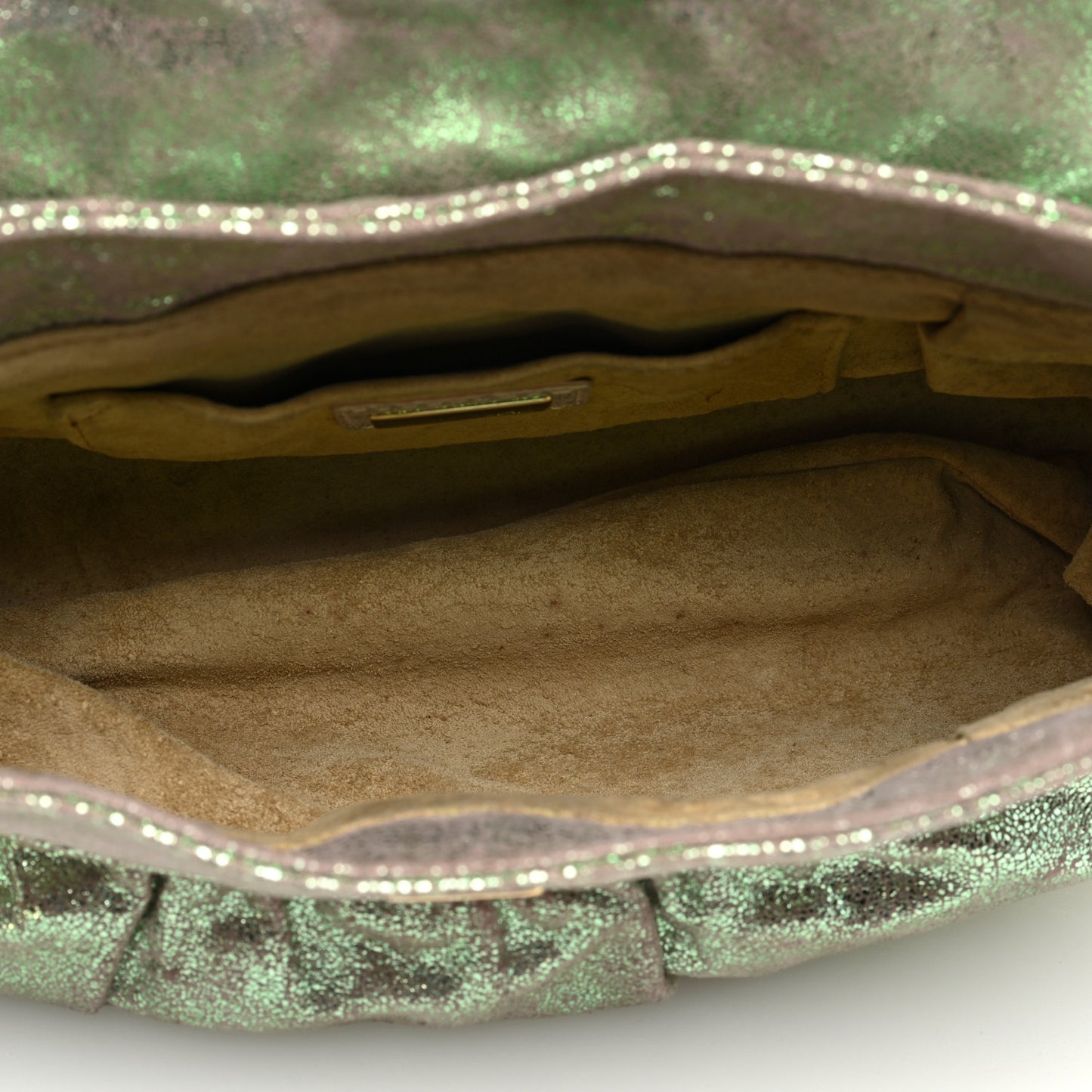 Metallic Nappa Small Chef Shoulder Bag Multicolor