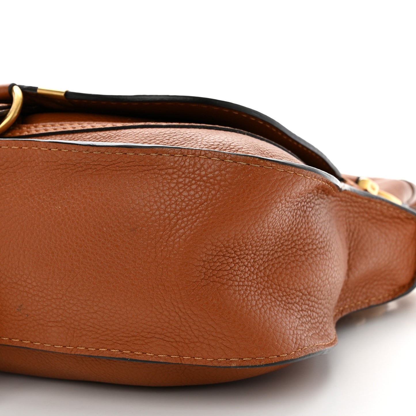 Calfskin Small Marcie Satchel Tan