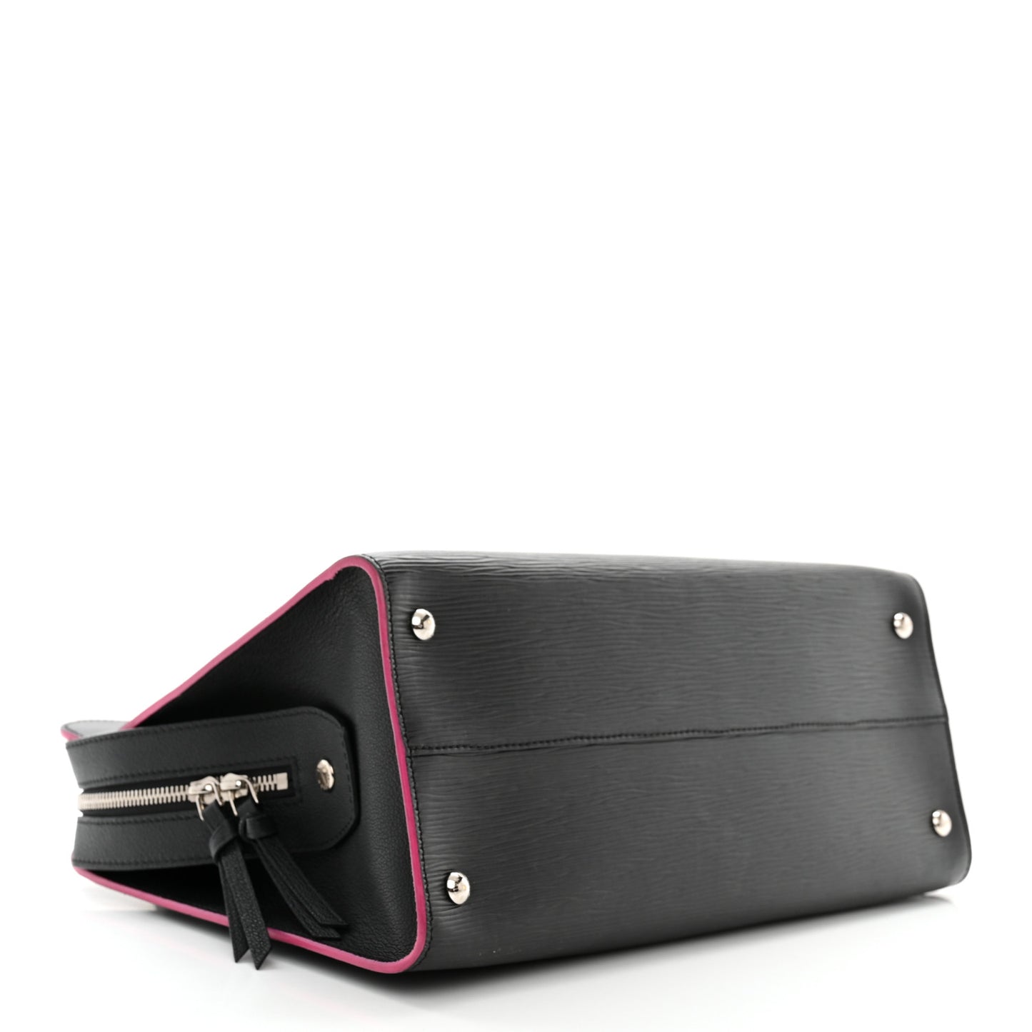 Epi Vaneau GM Black Hot Pink