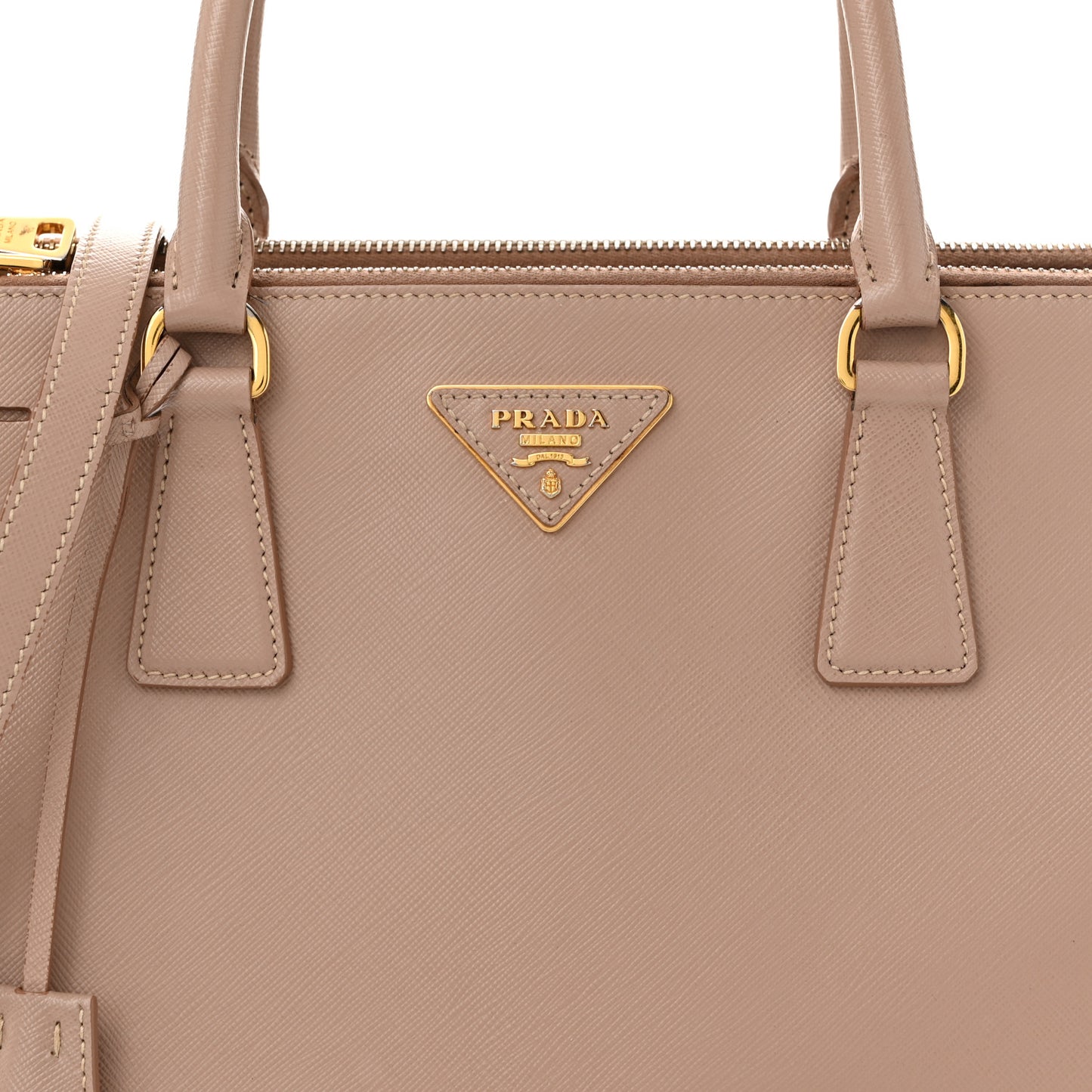 Saffiano Medium Galleria Double Zip Tote Cammeo