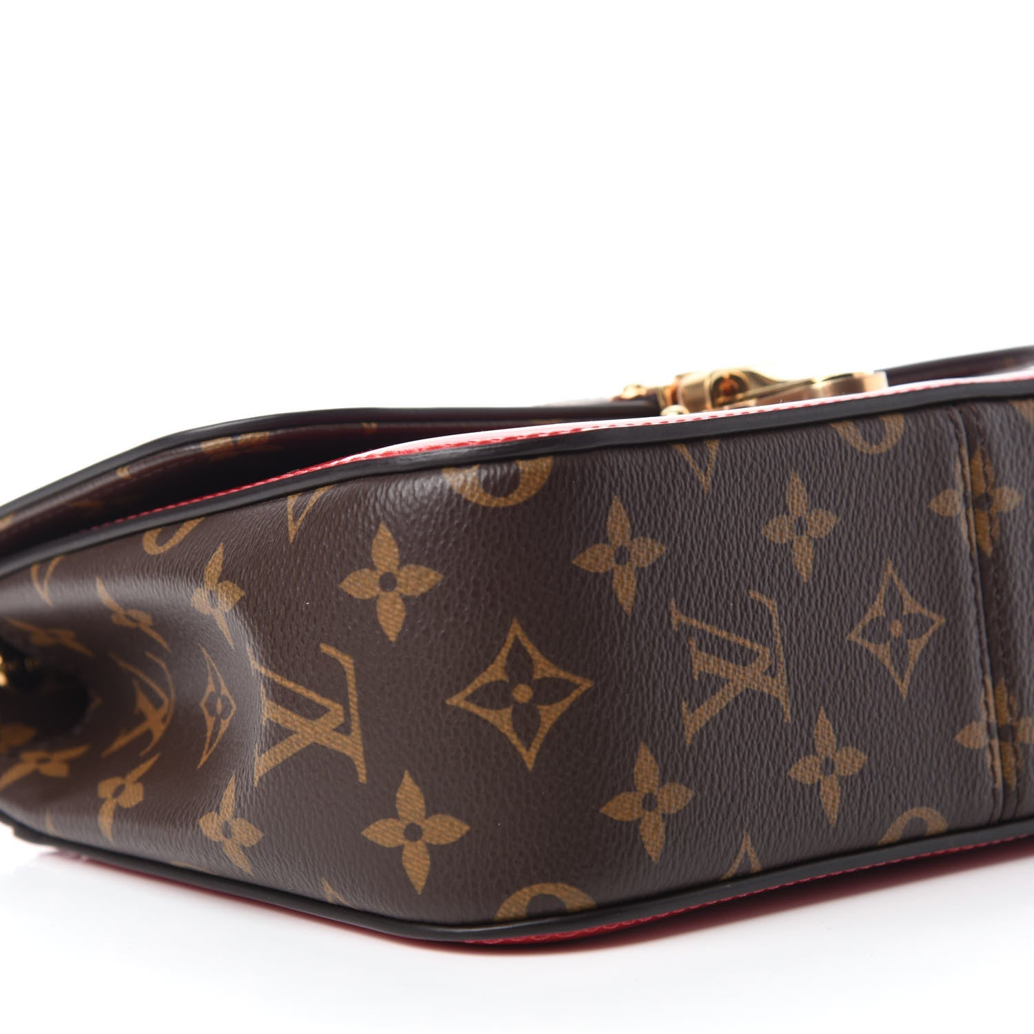 Louis Vuitton Patent Calfskin Monogram Cherrywood BB Scarlet 6 of 11