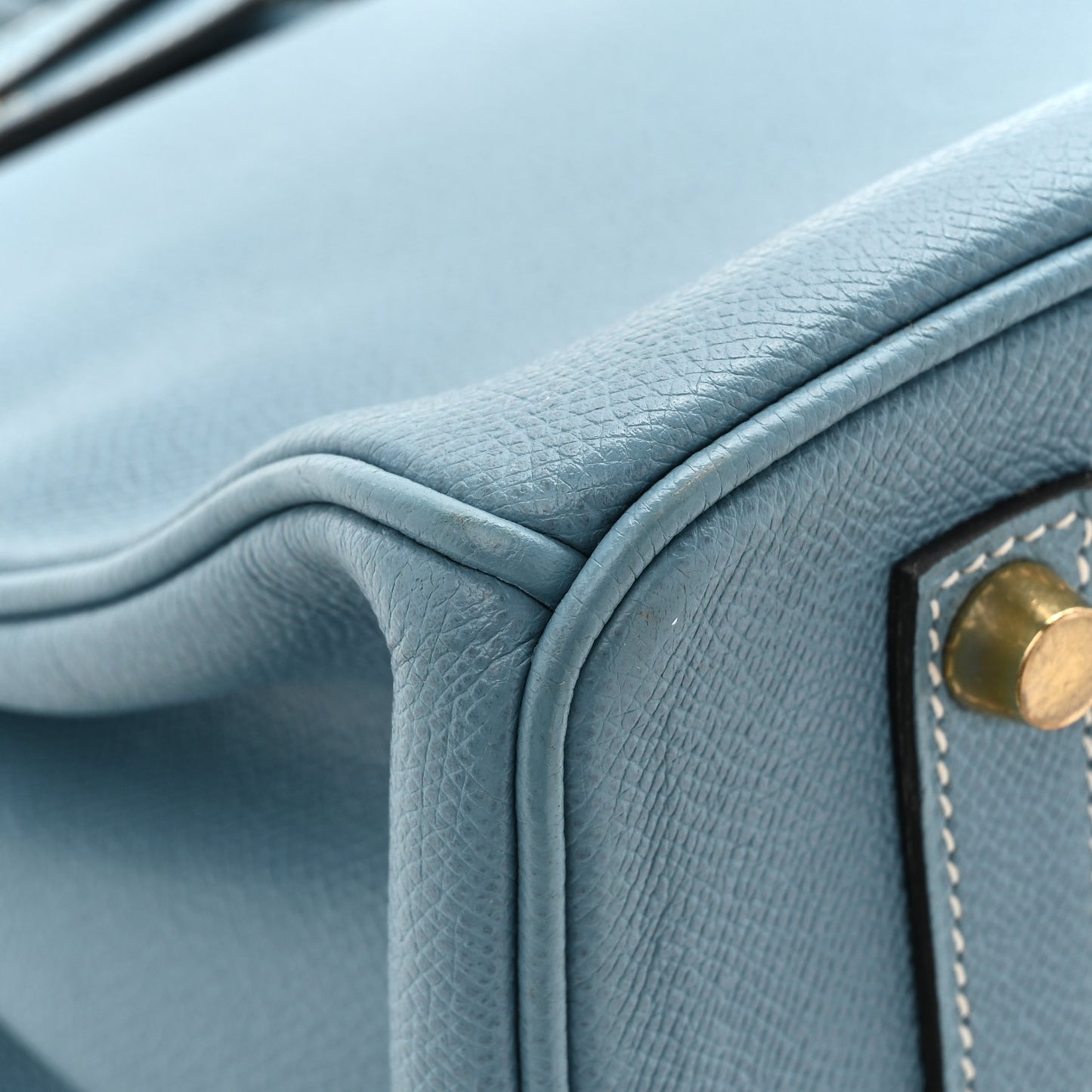 Epsom Birkin 35 Blue Jean