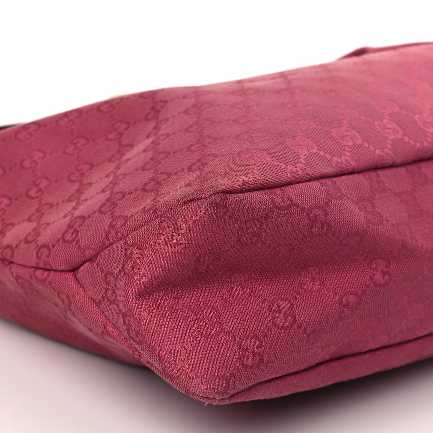 Monogram Medium Horsebit Chain Hobo Fuchsia