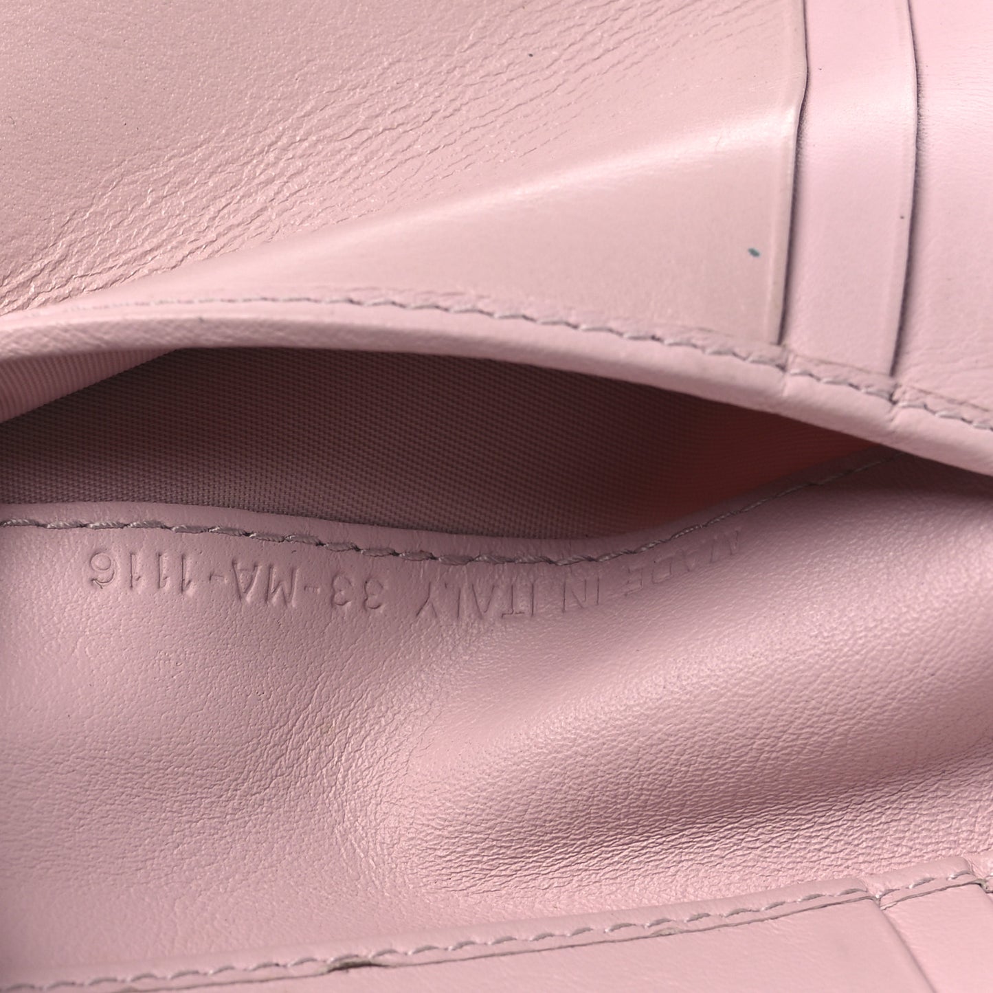 Patent Cannage Lady Dior Eden Wallet Rose Clair