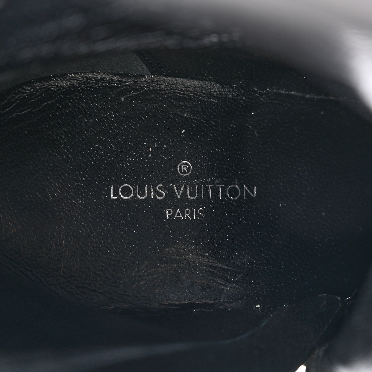 Louis Vuitton Calfskin Monogram Afterglow Platform Ankle Boots 36 Black 7 of 10