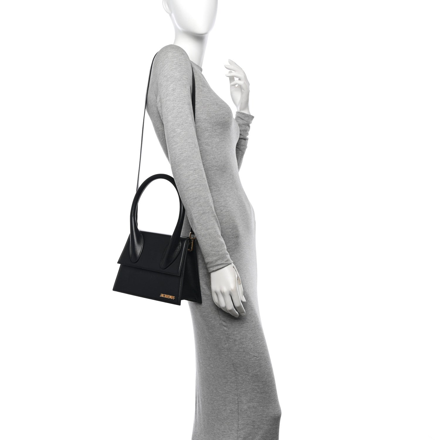 Jacquemus Smooth Calfskin Le Grand Chiquito Black 2 of 10