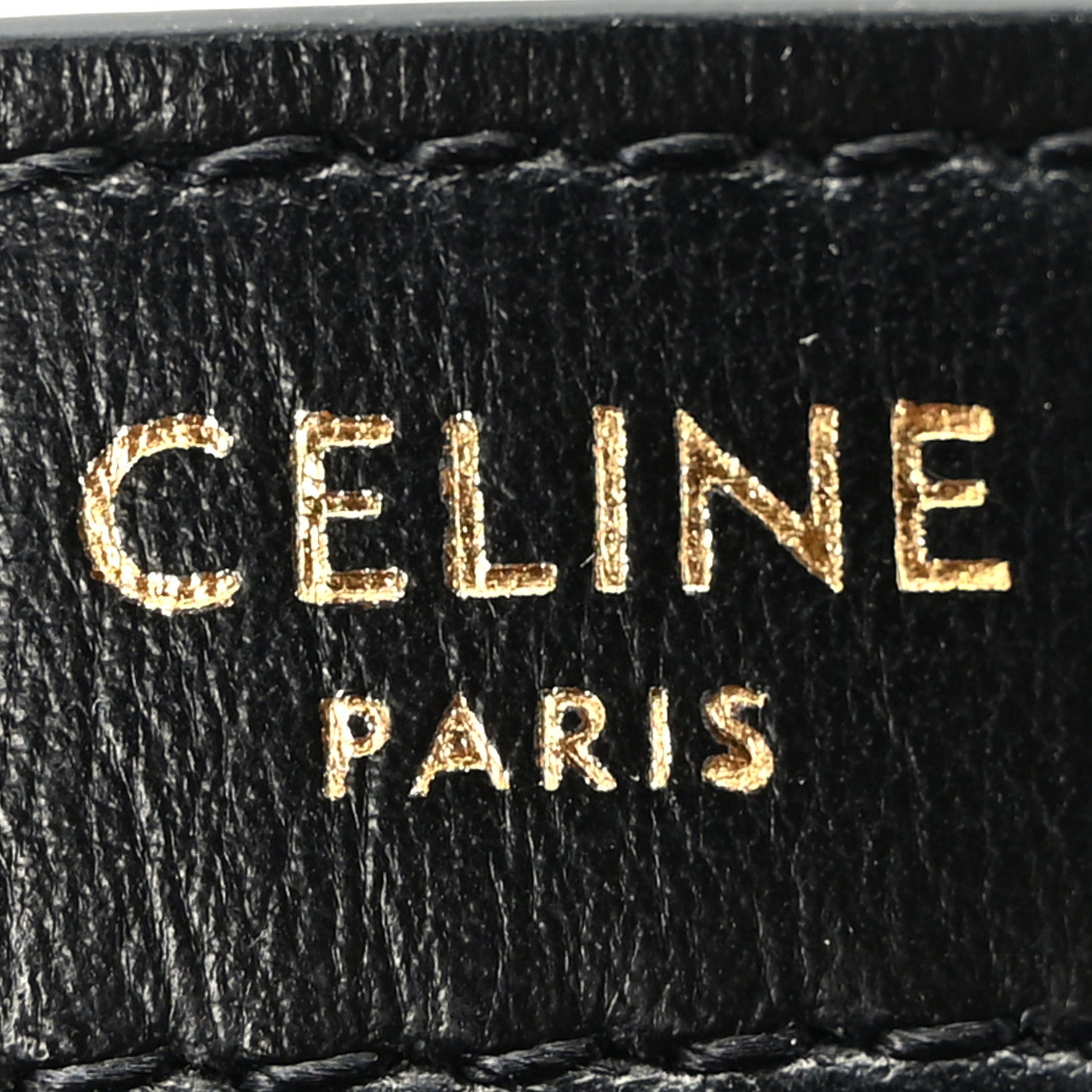 Celine Smooth Calfskin Medium Strap Ava Triomphe Shoulder Bag Black 6 of 9
