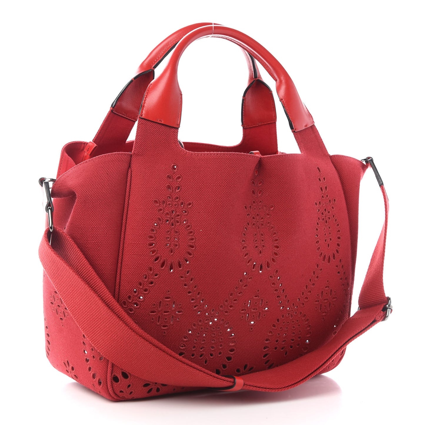 Canvas Atelier 08 San Gallo Edition Large Tote Bag Red