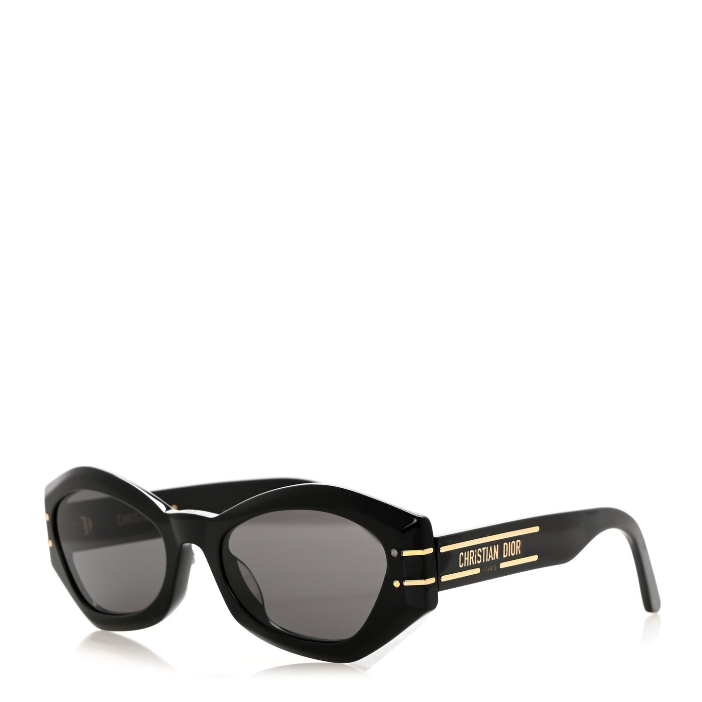 Acetate DiorSignature B1U Butterfly Sunglasses Black