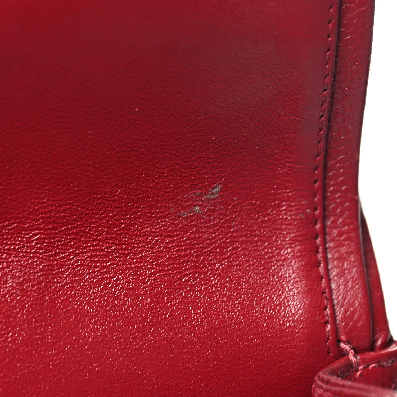 Chanel Caviar Quilted Medium Double Flap Dark Red 13 of 15