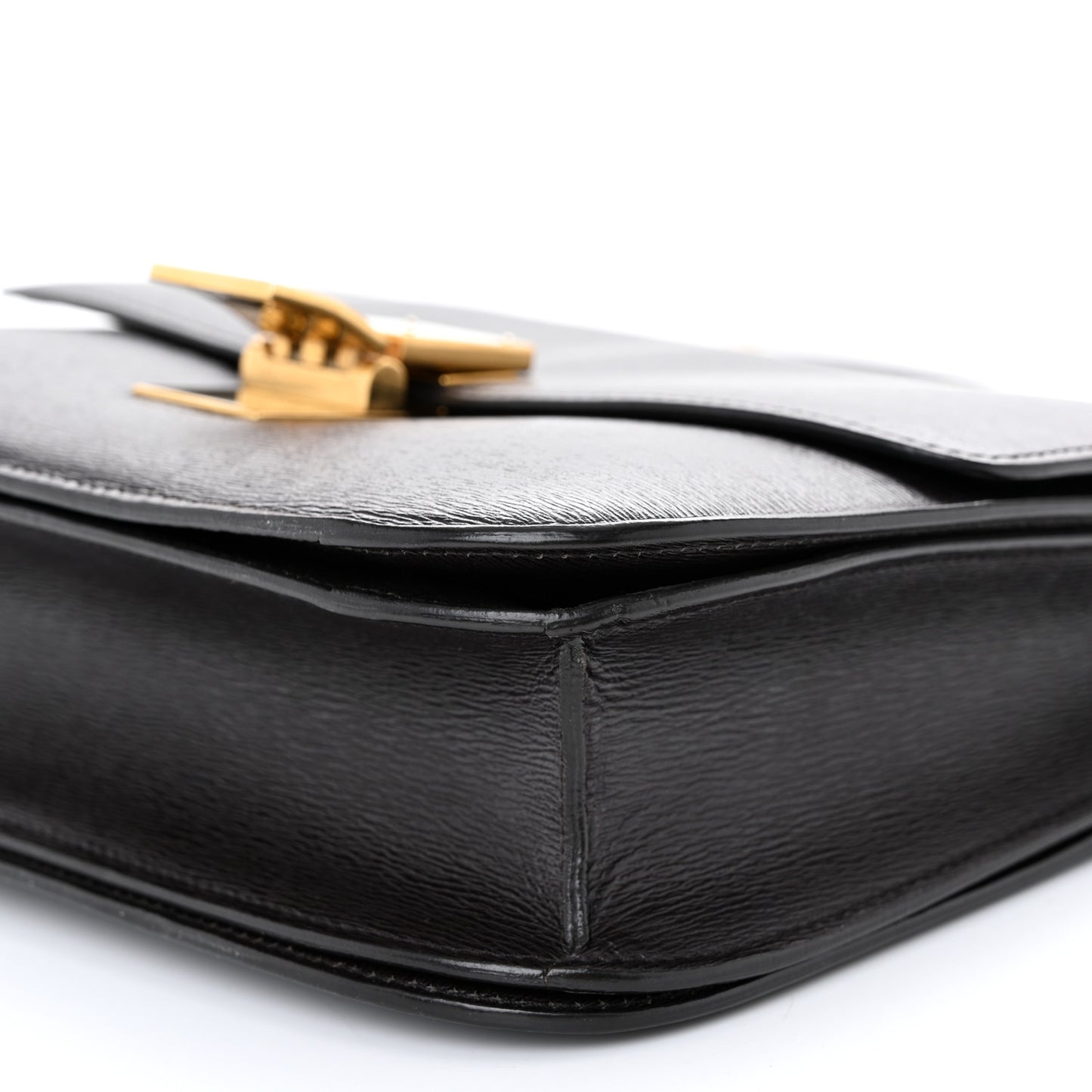 Liege Calfskin Medium Classic Box Flap Bag Chestnut