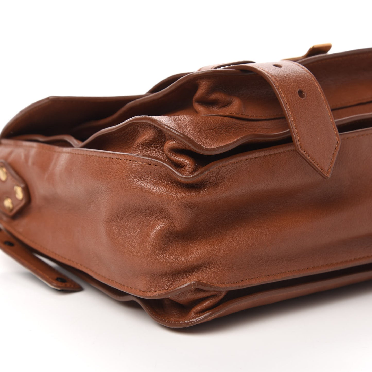 Lambskin Medium PS1 Satchel Saddle