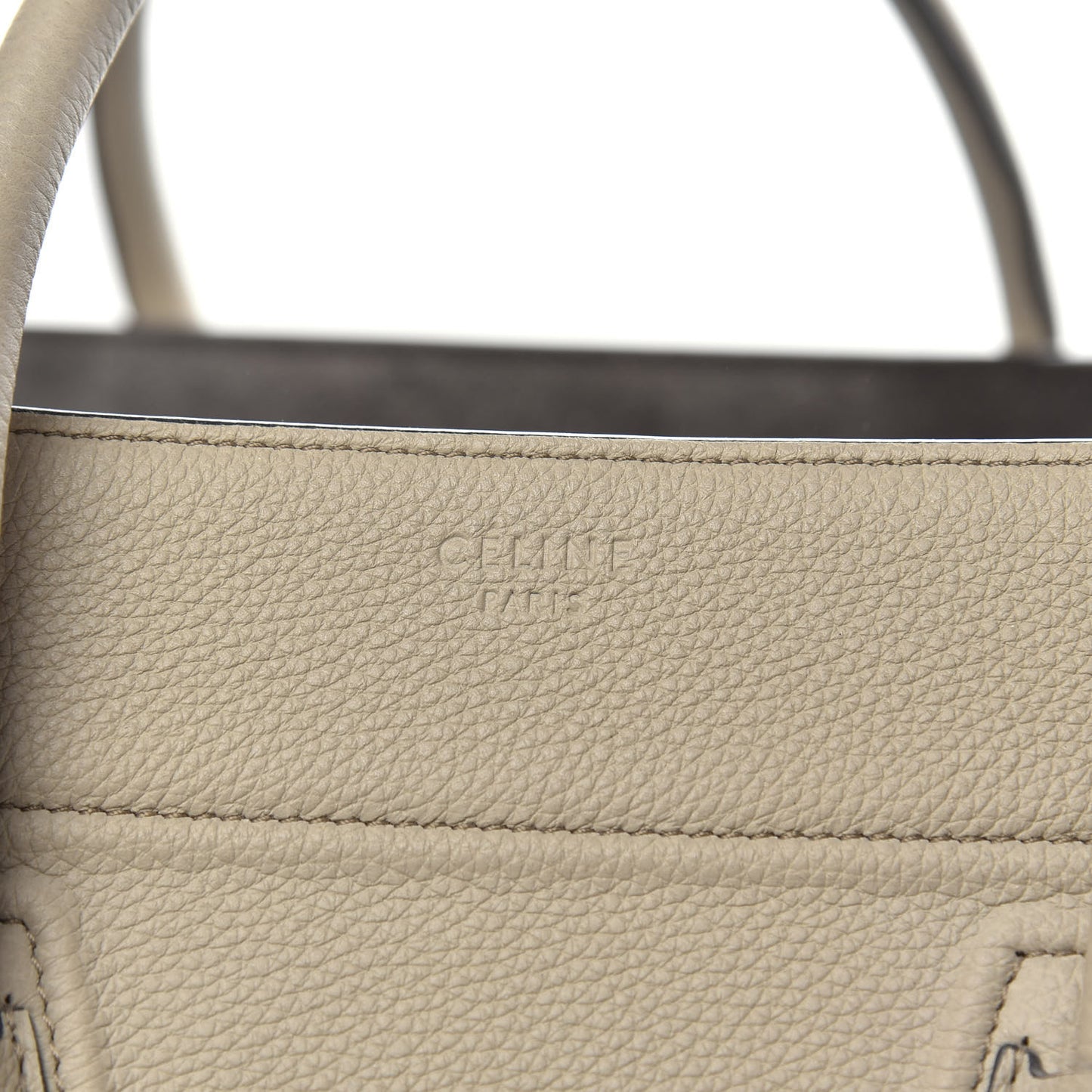 Baby Grained Calfskin Medium Phantom Luggage Quartz