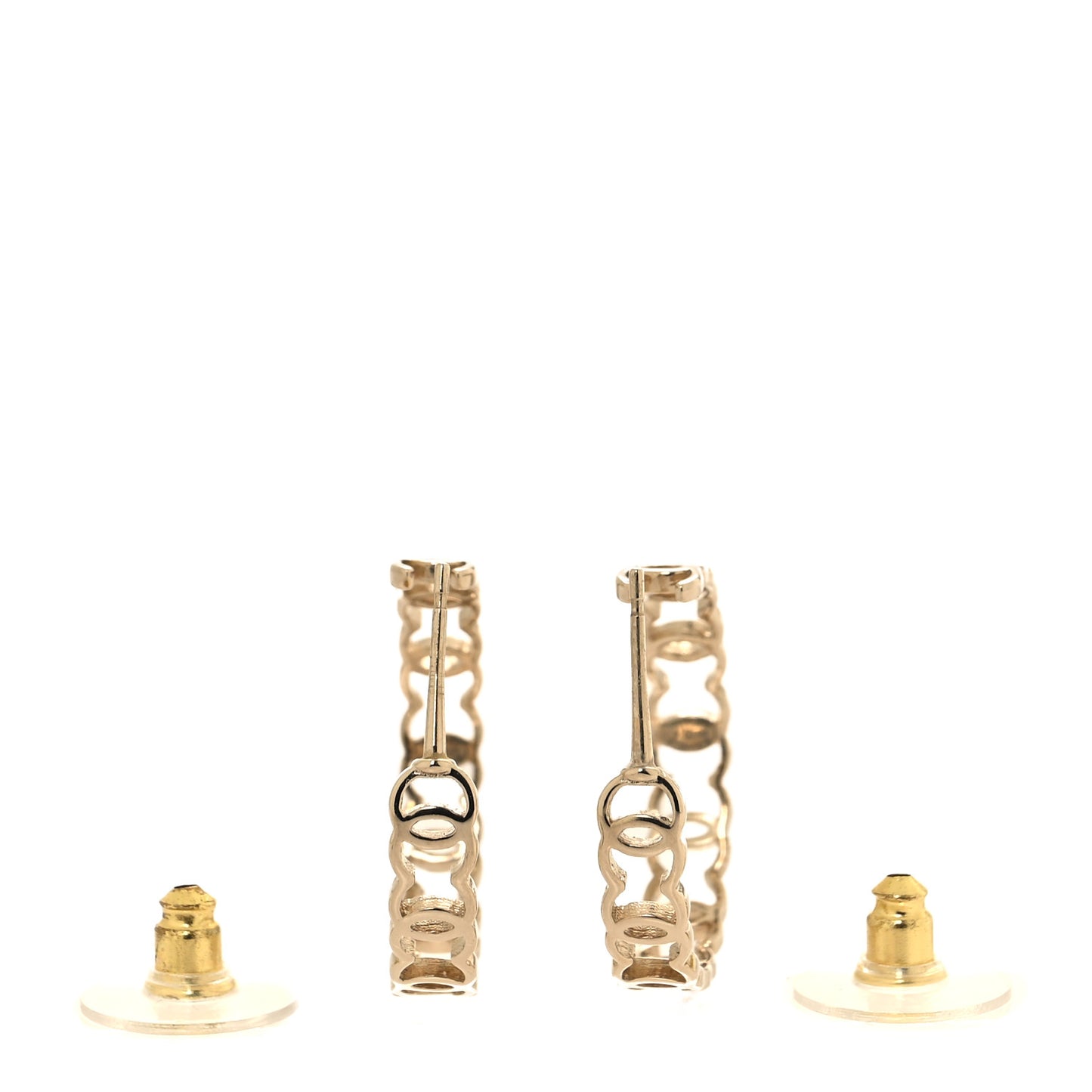 CC Hoop Earrings Gold