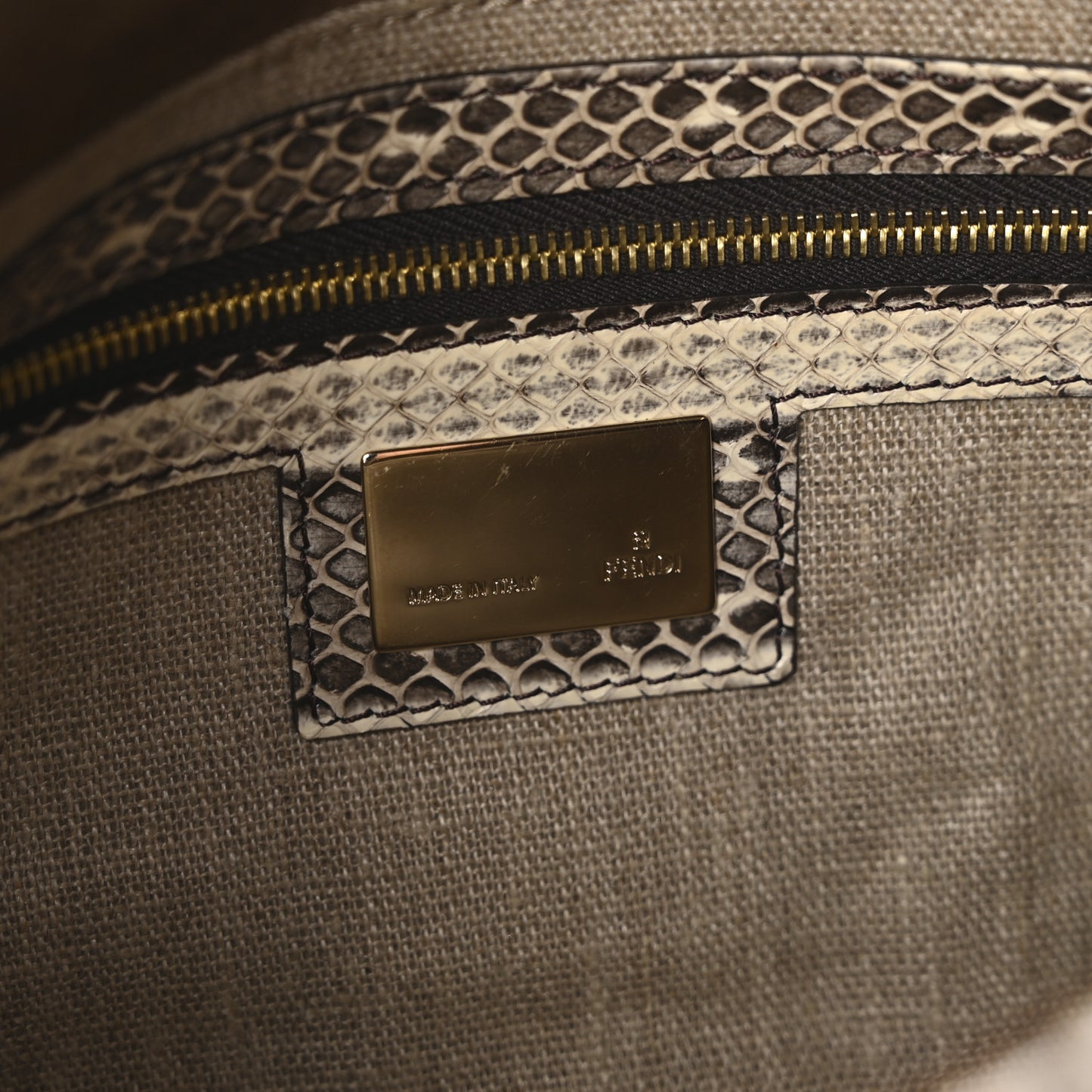 Snakeskin Baguette Natural