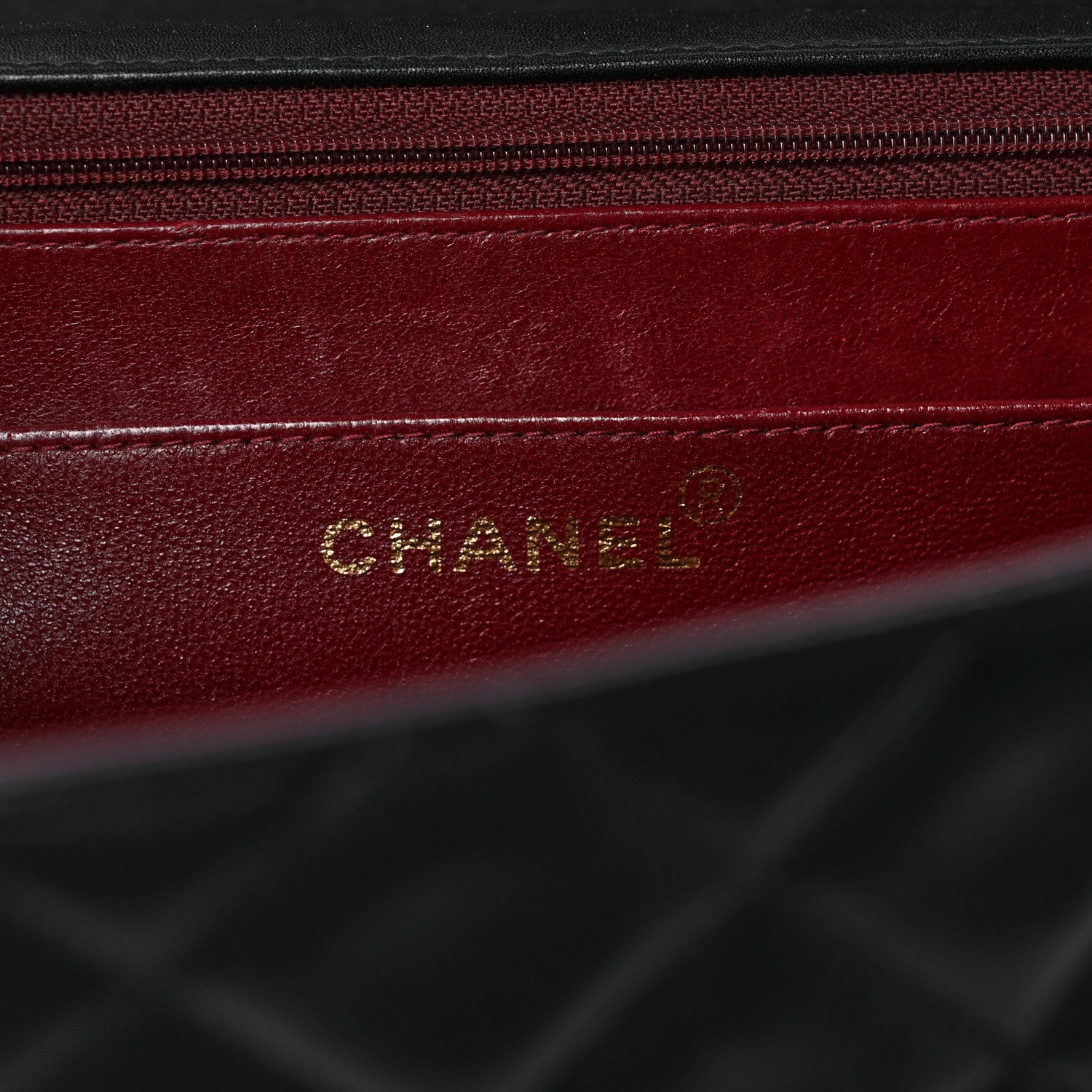 Chanel Lambskin Quilted XL Jumbo Single Flap Black 6 of 13