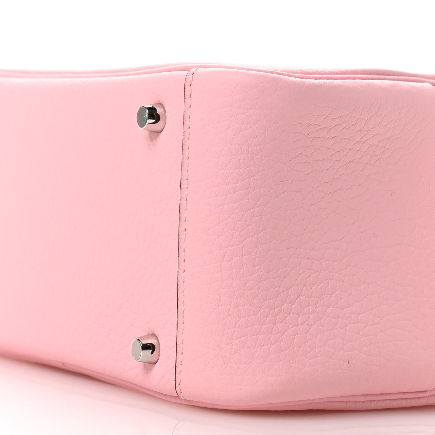 Taurillon Clemence Verso Mini Lindy 20 Rose Sakura Gris Perle