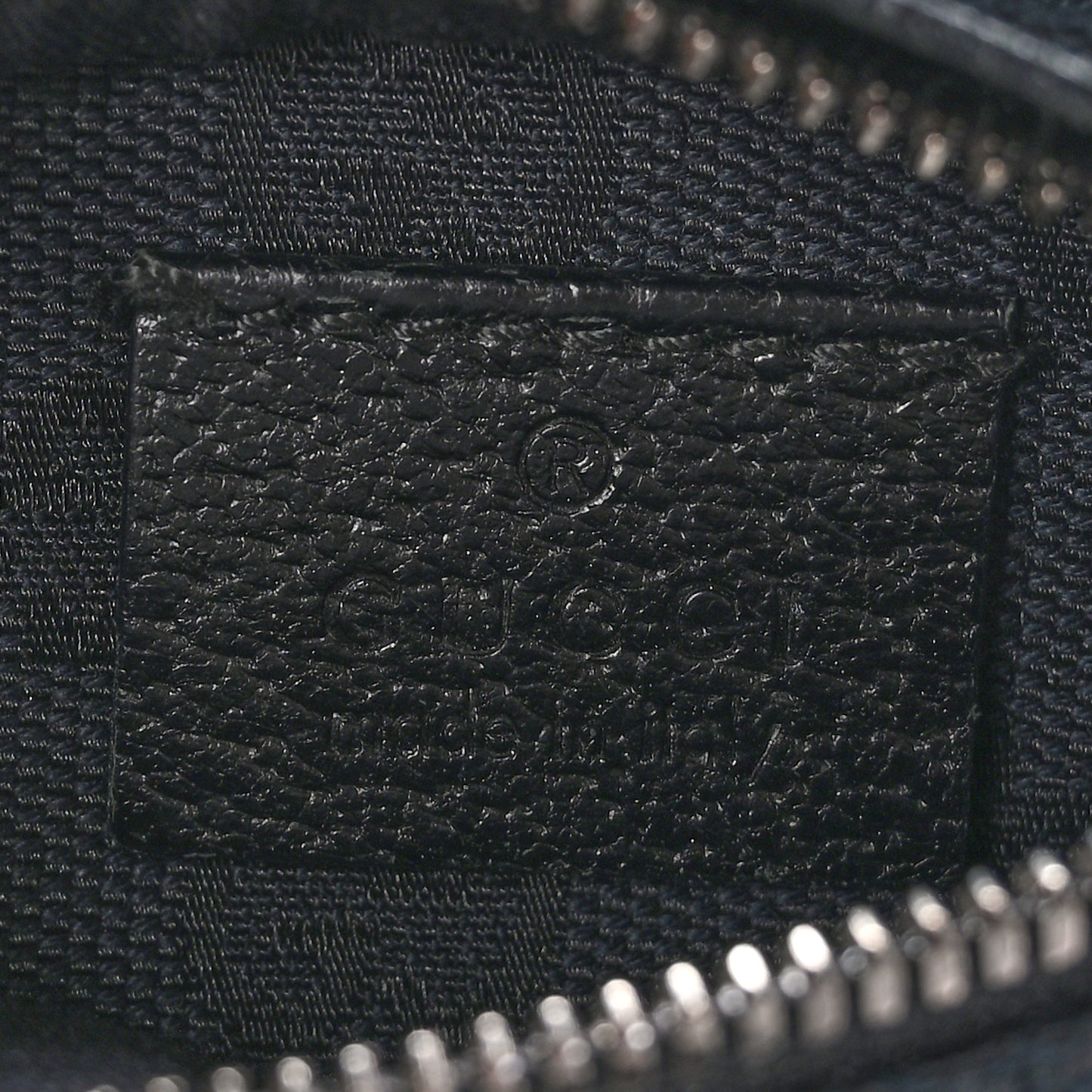 GG Monogram Double Pocket Belt Bag Black