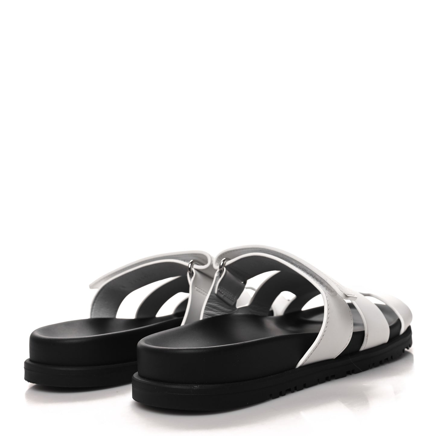 Calfskin Womens Chypre Sandals 38 White