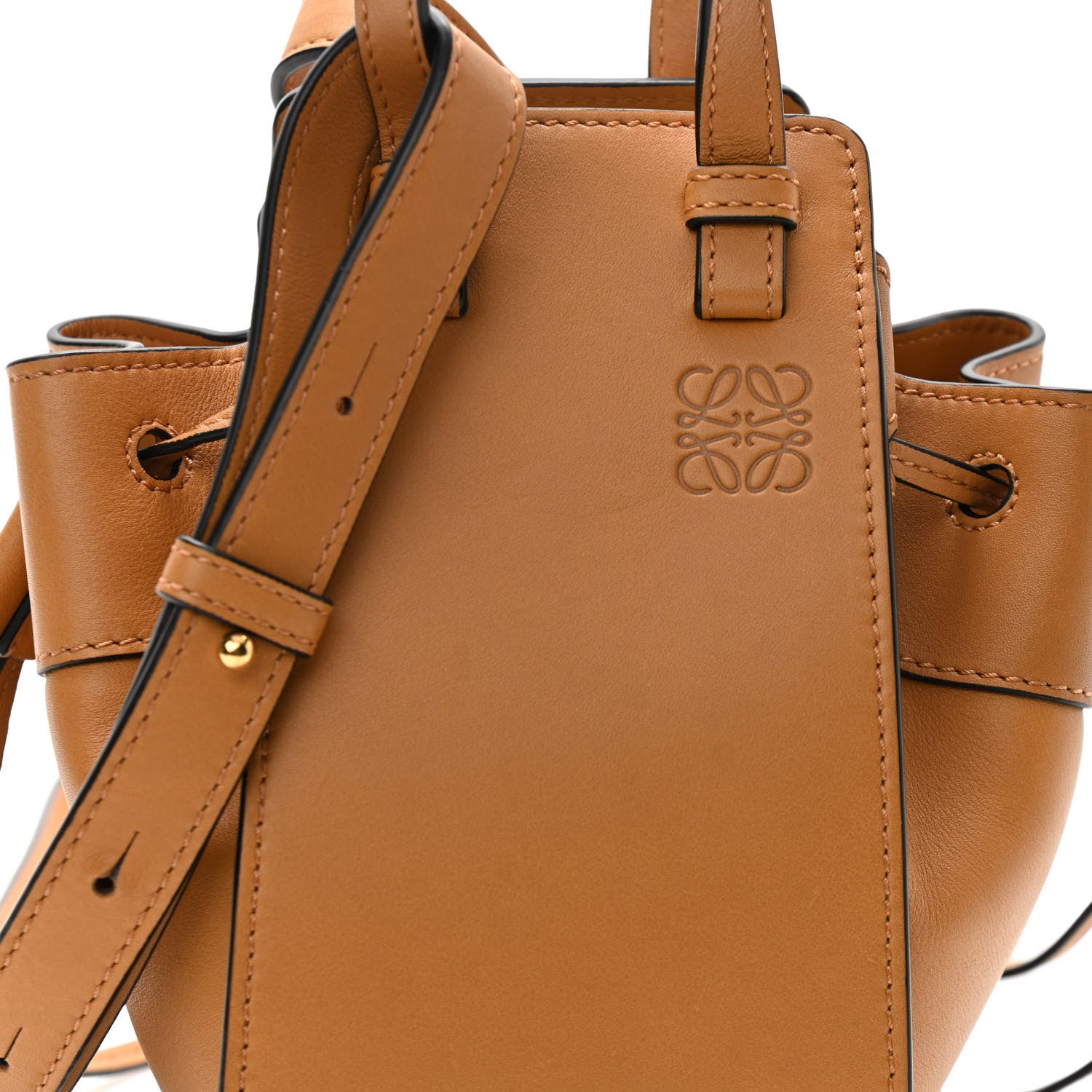 Loewe Calfskin Mini Hammock Shoulder Bag Tan 7 of 9