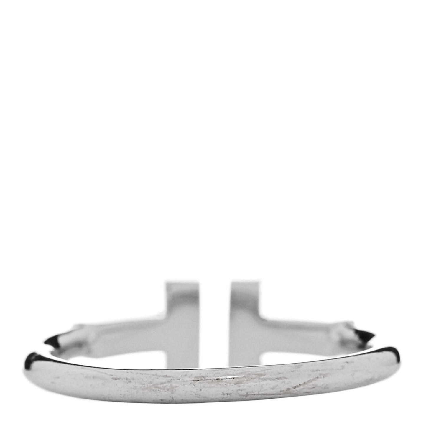 18K White Gold T Wire Ring 52 6