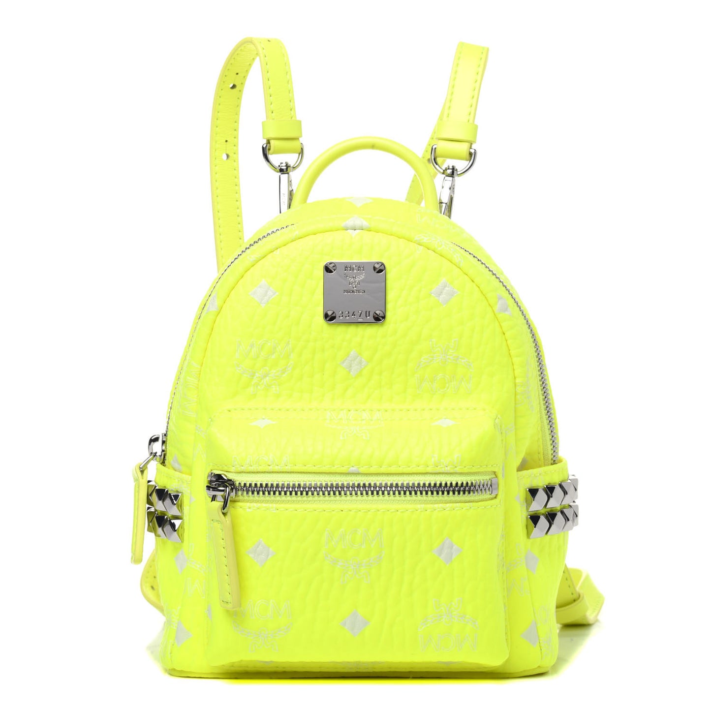 Visetos Side Stud X-Mini Stark Bebe Boo Backpack Neon Yellow