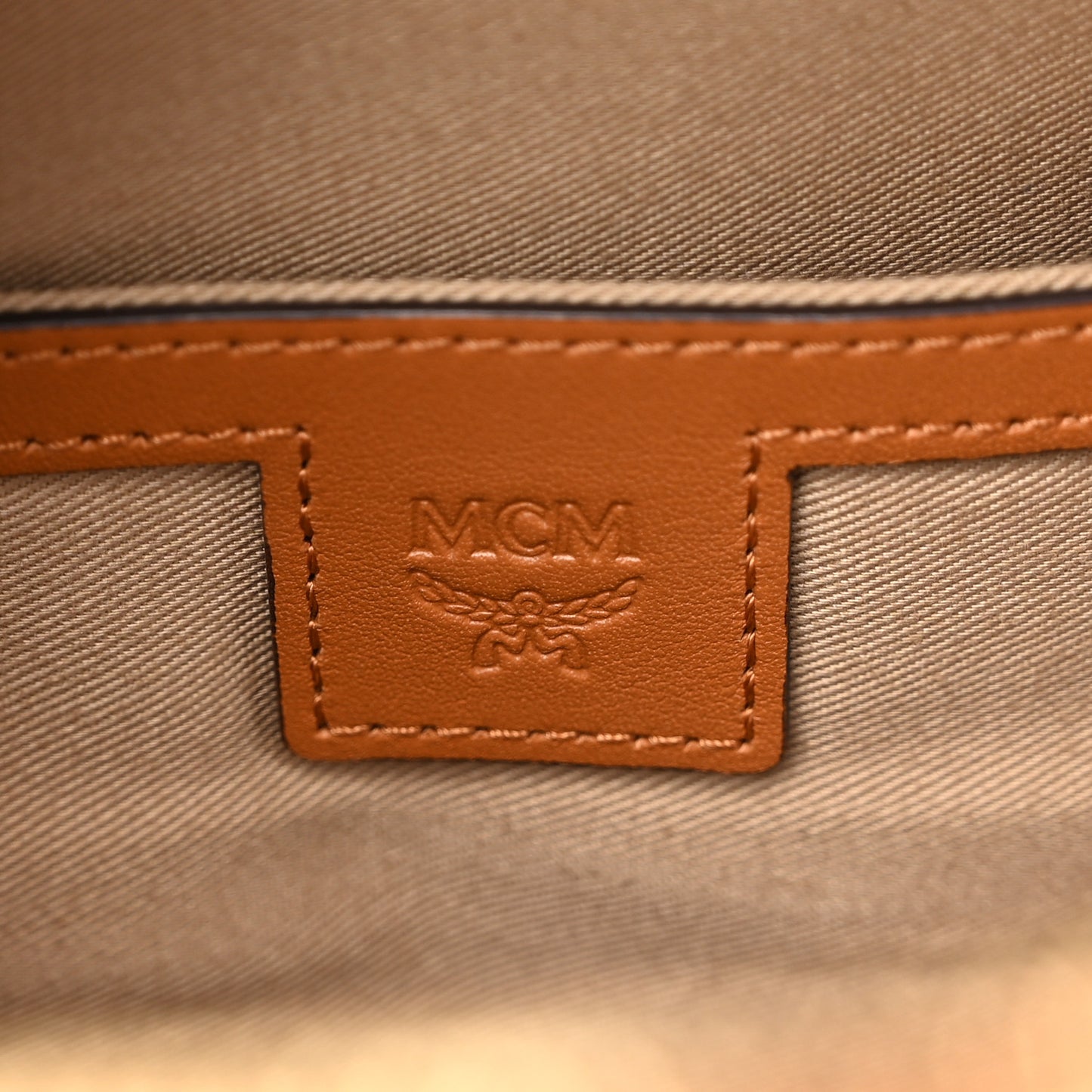 Visetos Small Side Stud Stark Backpack Cognac