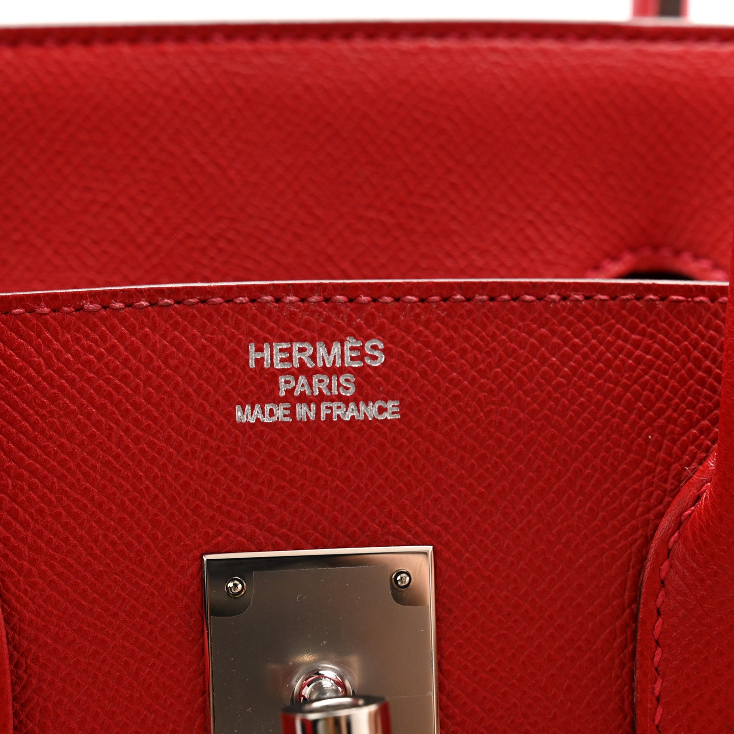 Hermes Epsom Birkin 35 Rouge Casaque 5 of 11