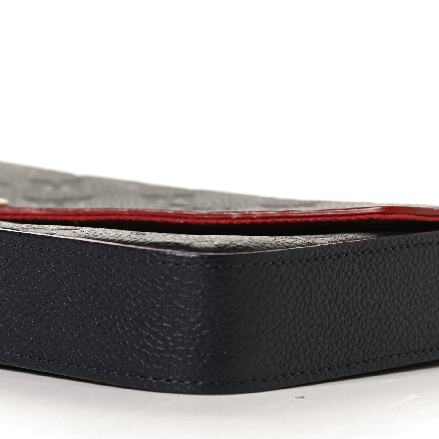 Empreinte Pochette Felicie Chain Wallet Marine Rouge