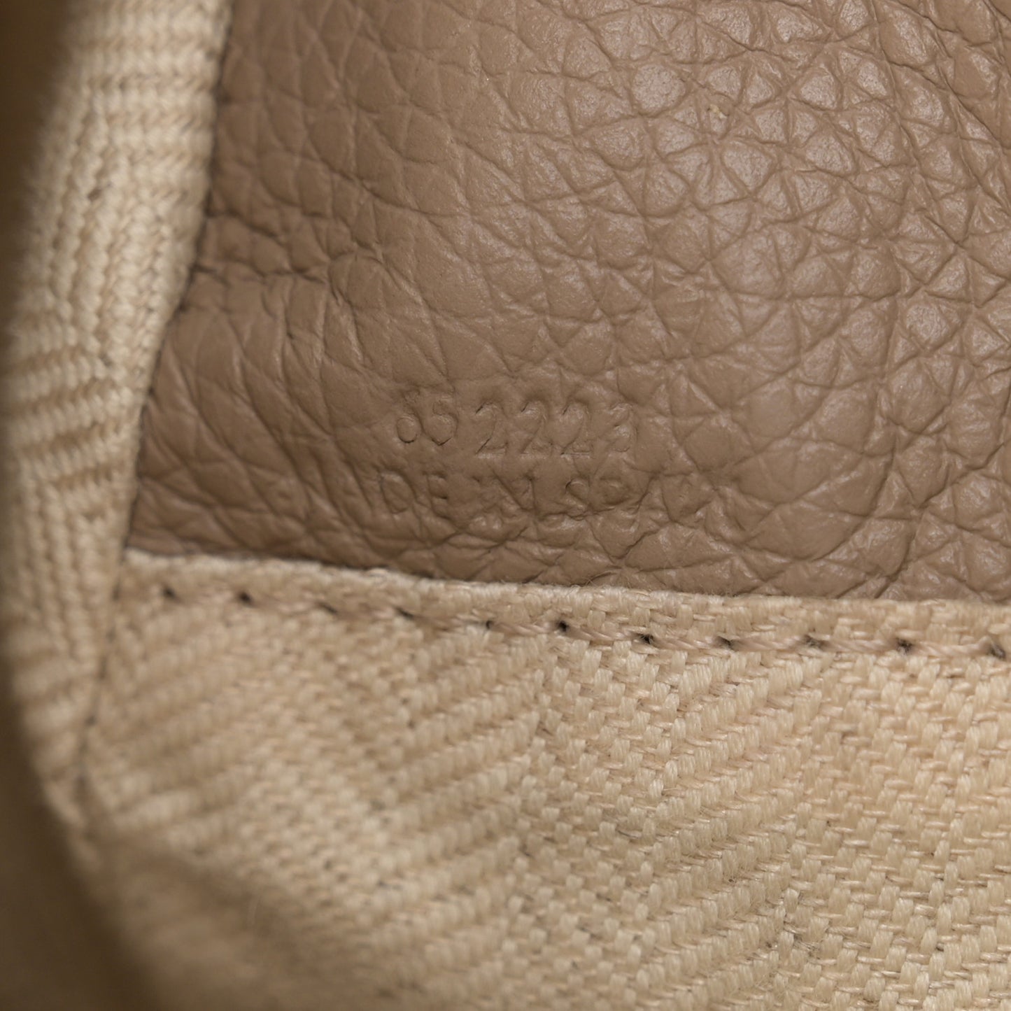Grained Calfskin Puzzle Bag Mink