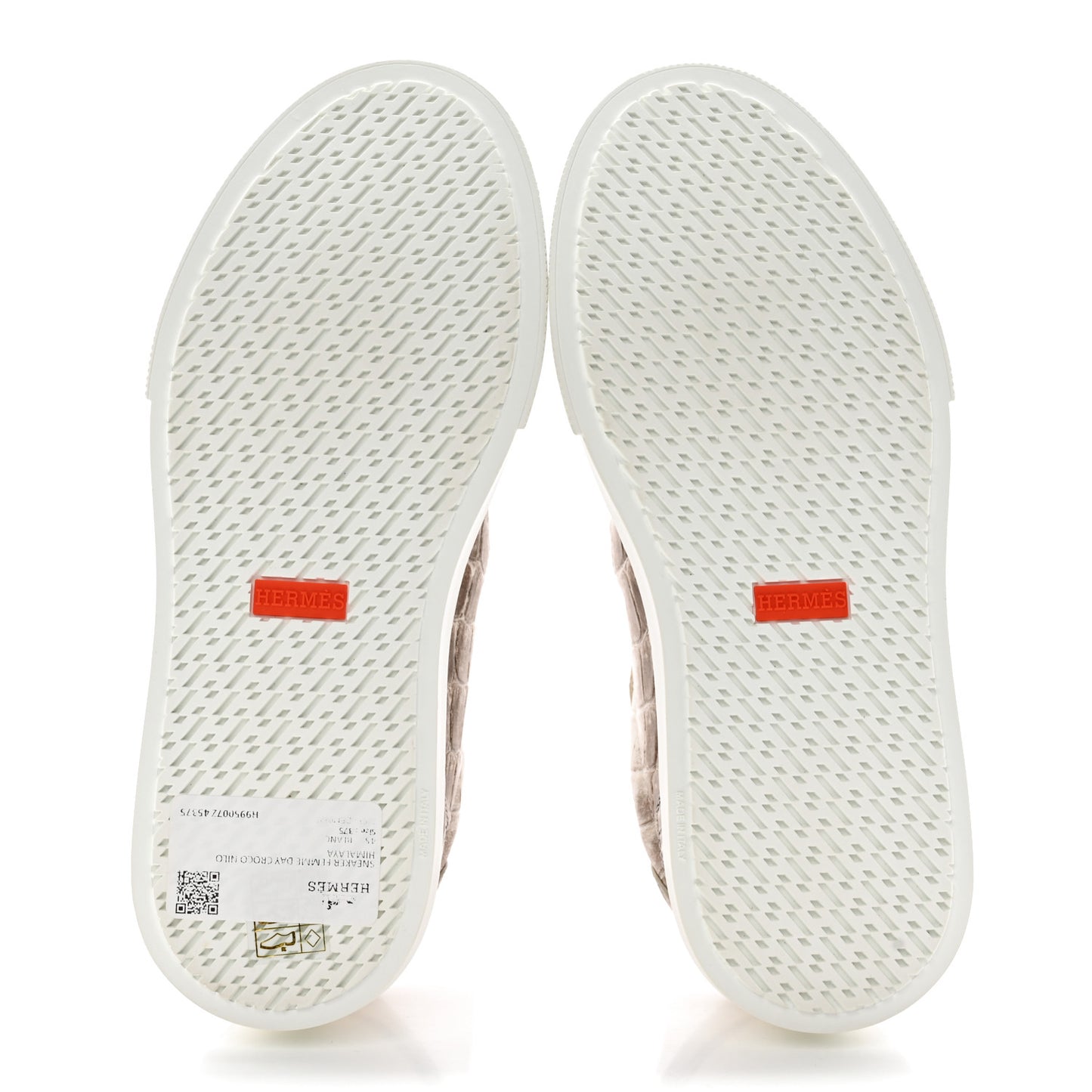 Matte Niloticus Crocodile Himalaya Day Sneaker 37.5 Blanc