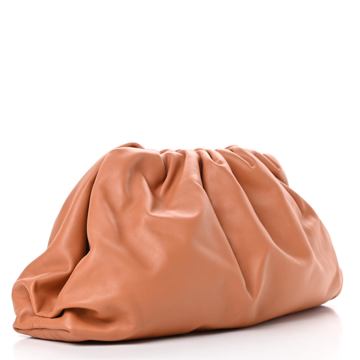 Smooth Butter Calf The Pouch Oversized Clutch Clay