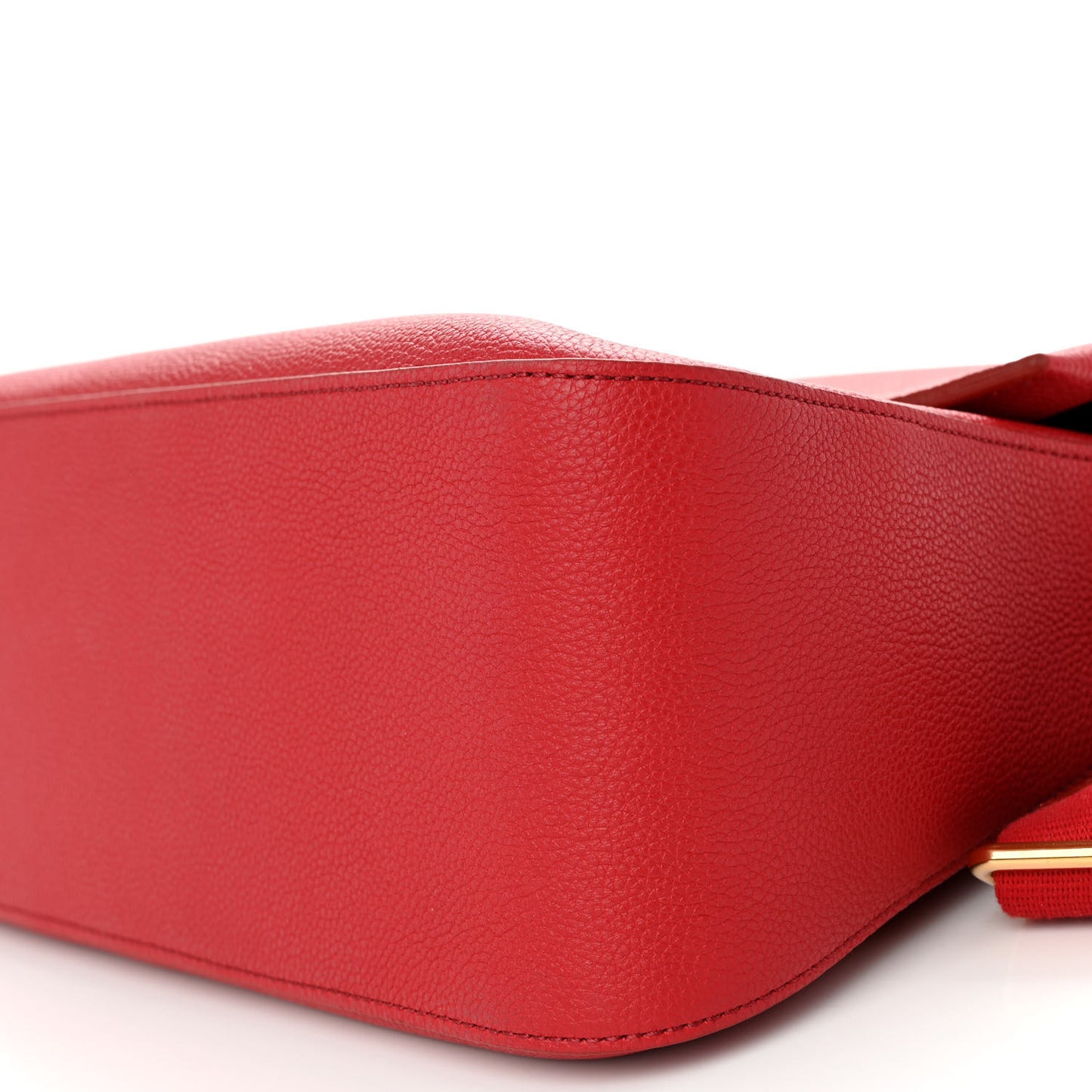 Calfskin Tara Top Handle Bag Red
