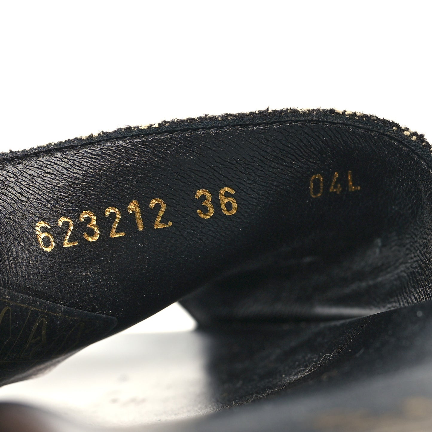 Jacquard Black Denim GG Monogram Angelina Platform 55mm Slide Sandals 36 Black Ivory