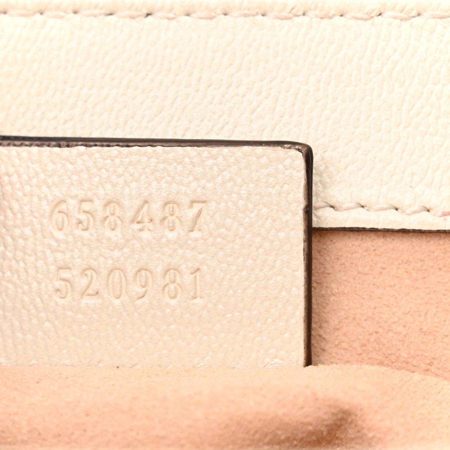 GG Supreme Monogram Calfskin Mini Padlock Flap Pocket Shoulder Bag Beige Mystic White Sun Oil