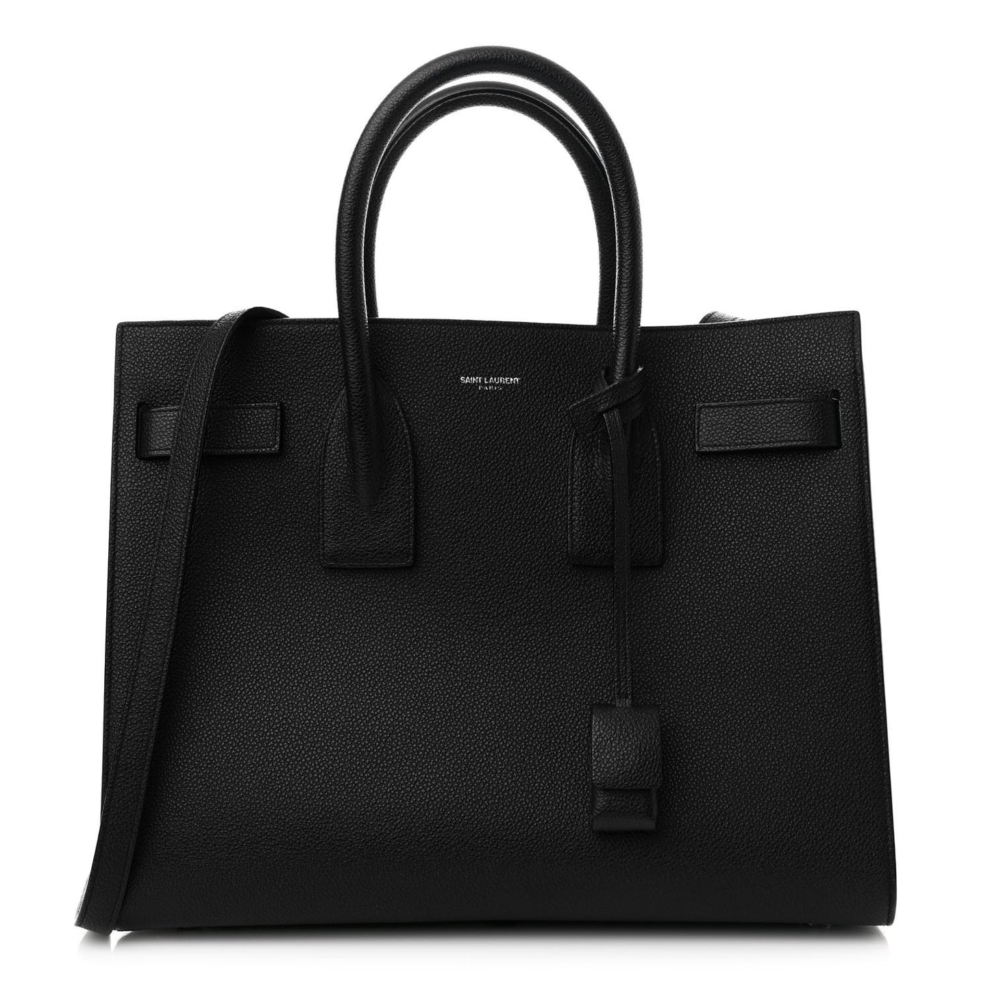 Calfskin Small Sac De Jour Black