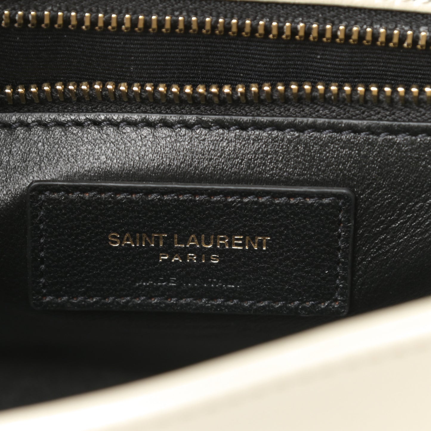 Calfskin Y Quilted Small Joan Satchel Blanc Vintage