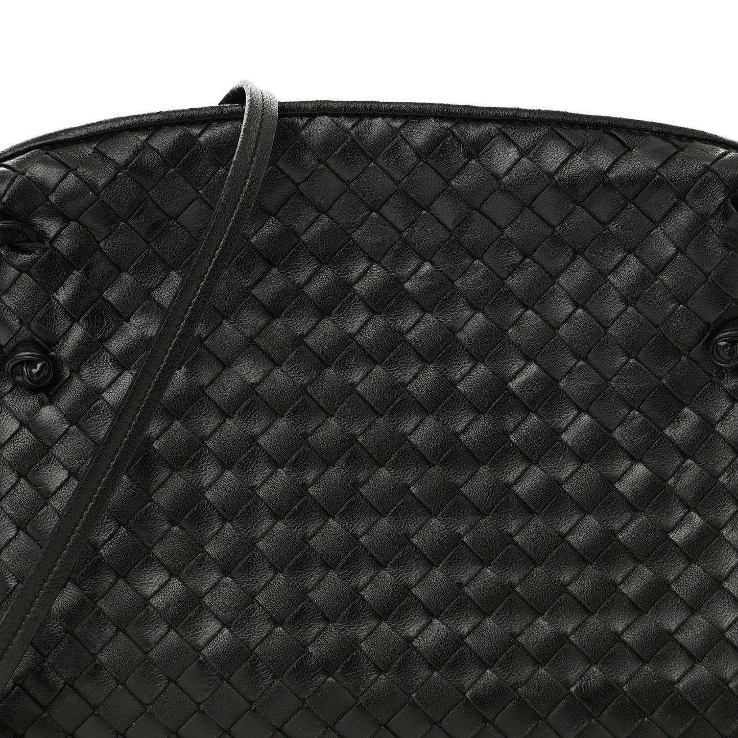 Nappa Intrecciato Nodini Bag Black