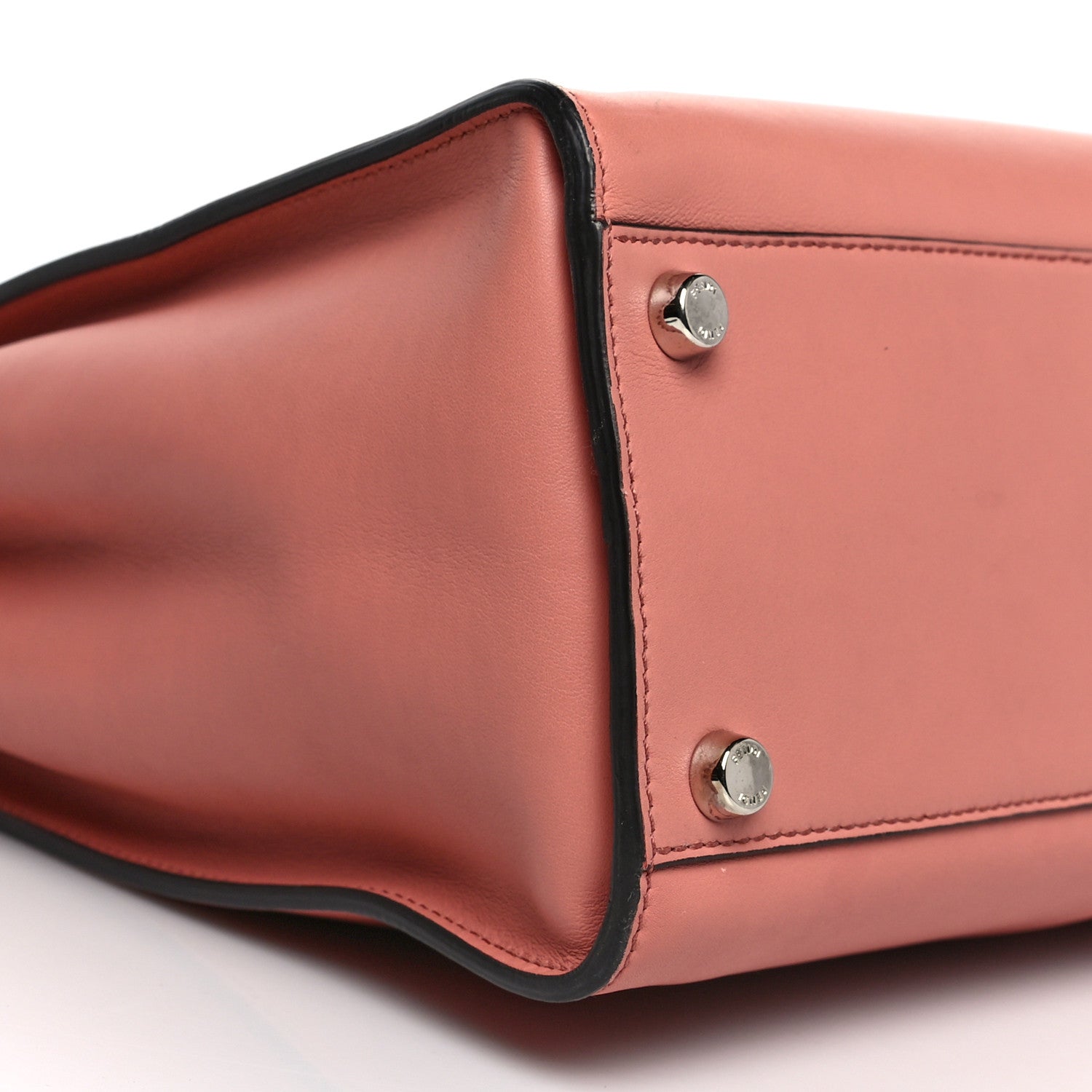 Fendi Vitello Tahiti Burro Large Peekaboo Iconic Essentially Satchel Macaron Foresta 8 of 11