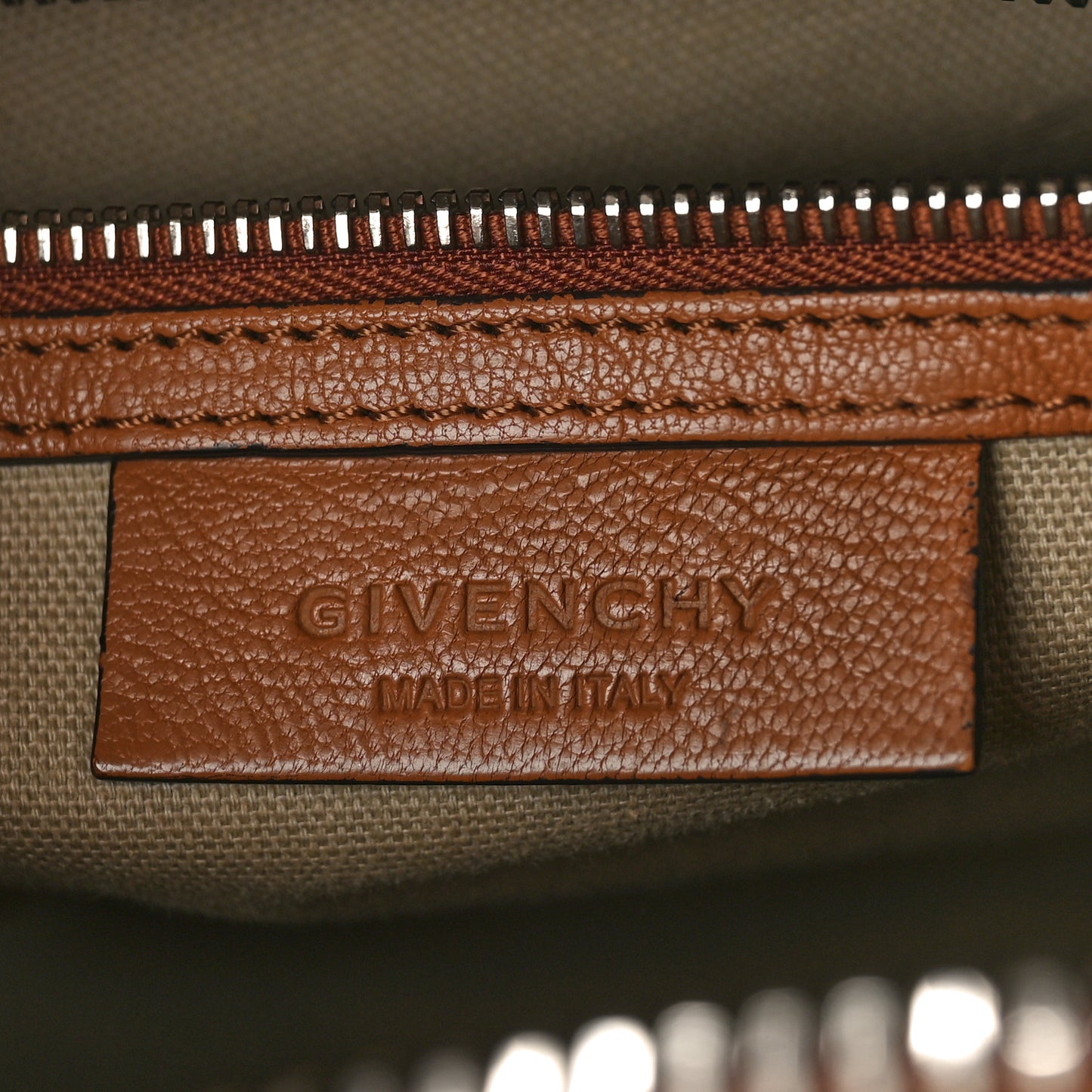 Sugar Goatskin Small Antigona Cognac