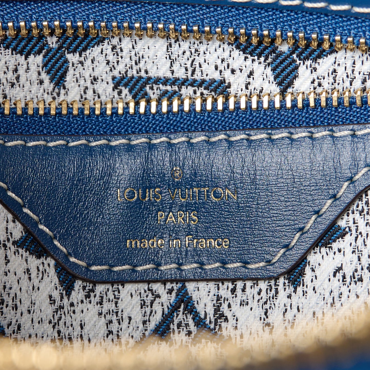 Monogram Jacquard Denim Speedy Bandouliere 25 Bleu