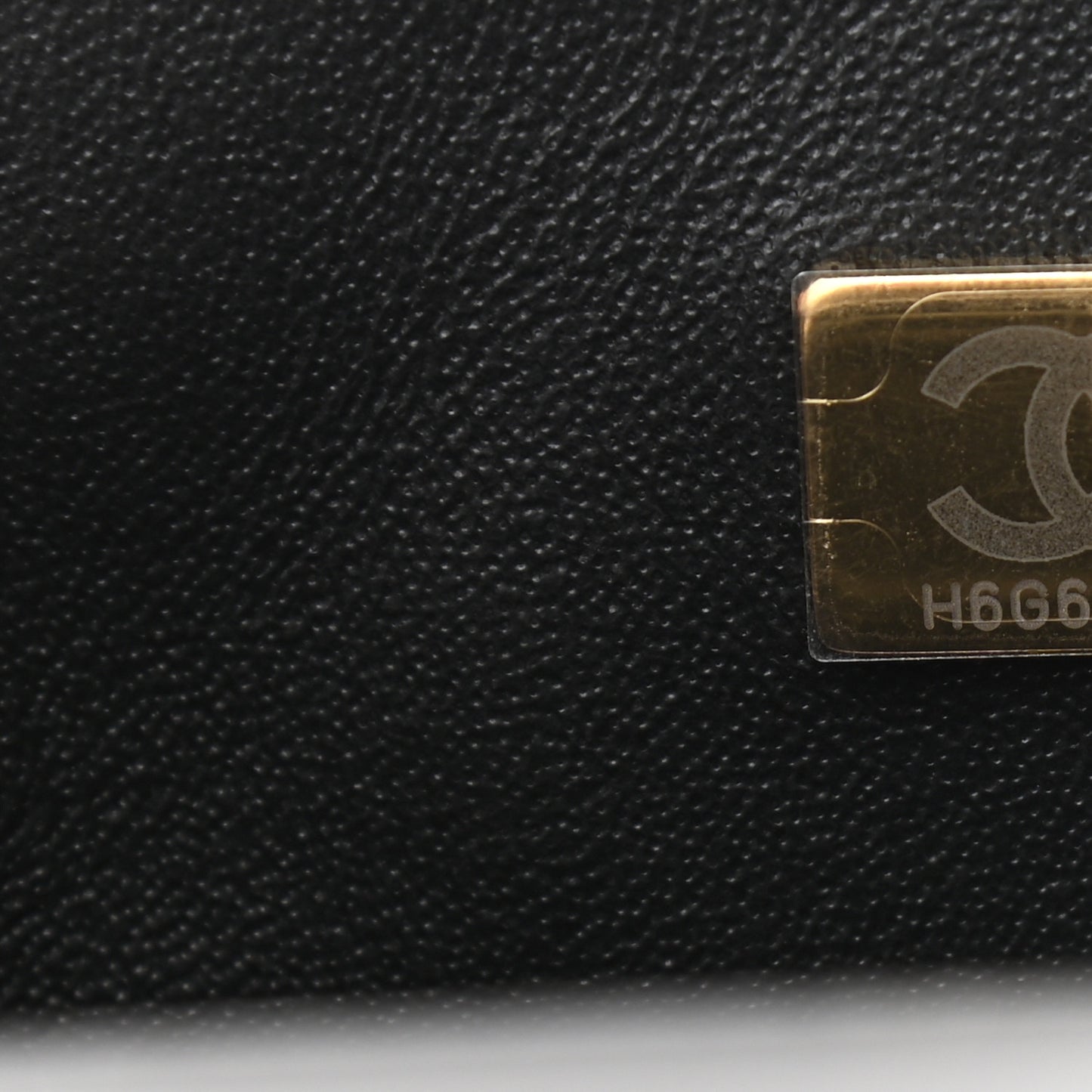 Lambskin Quilted Mini Square Flap Black