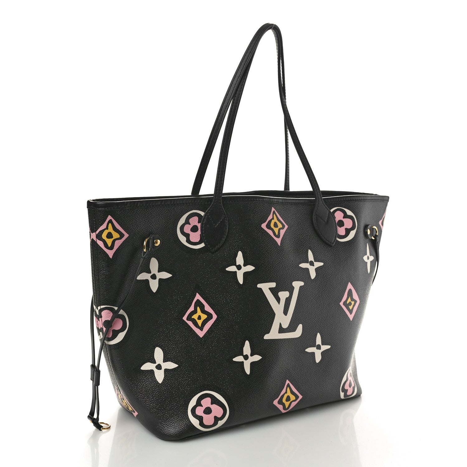 Louis Vuitton Monogram Giant Wild at Heart Neverfull MM Black 4 of 10