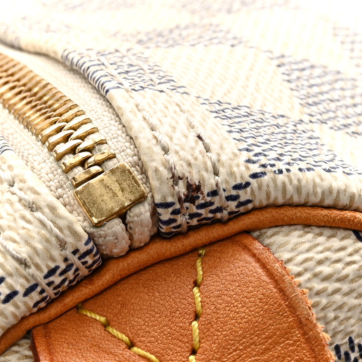 LOUIS VUITTON Damier Azur Speedy 35