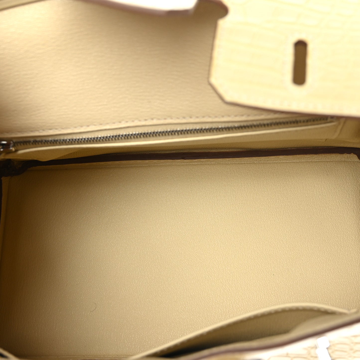 Matte Alligator Birkin 25 Vanille