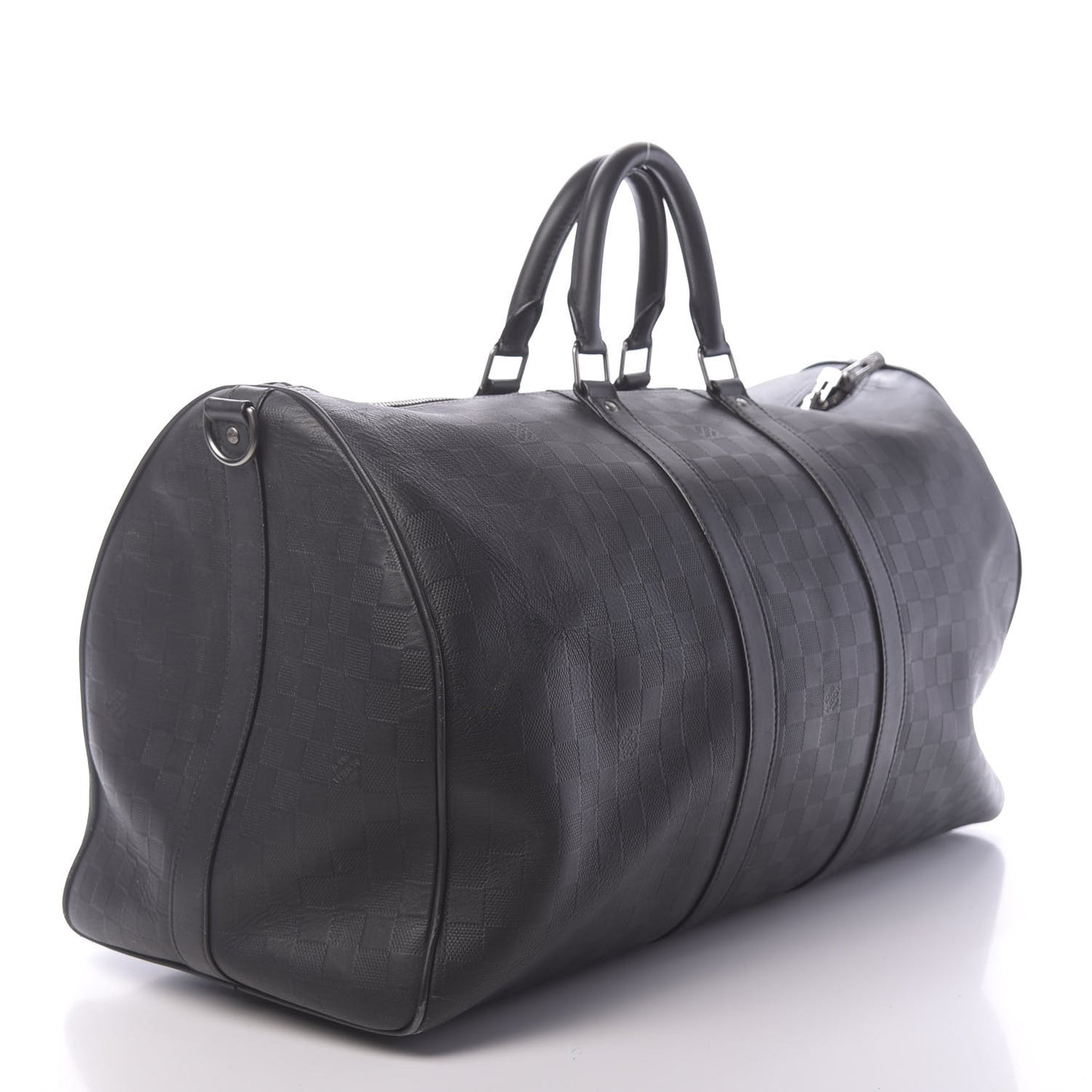 Damier Infini Keepall Bandouliere 55 Onyx