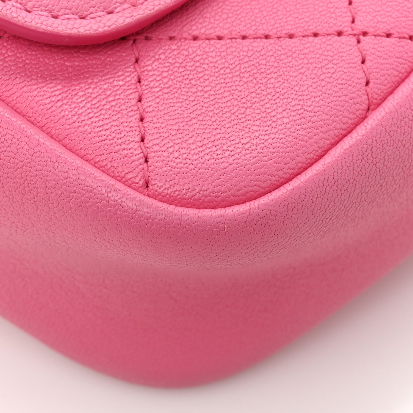 Goatksin Quilted Casual Trip Waist Bag Pink