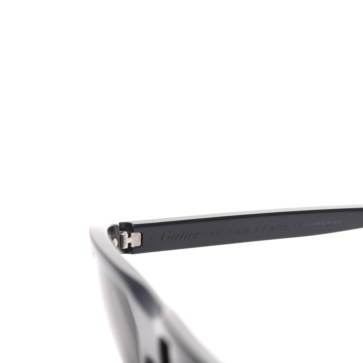 Cartier Acetate Santos De Cartier Square Sunglasses CT0190S Grey 5 of 6