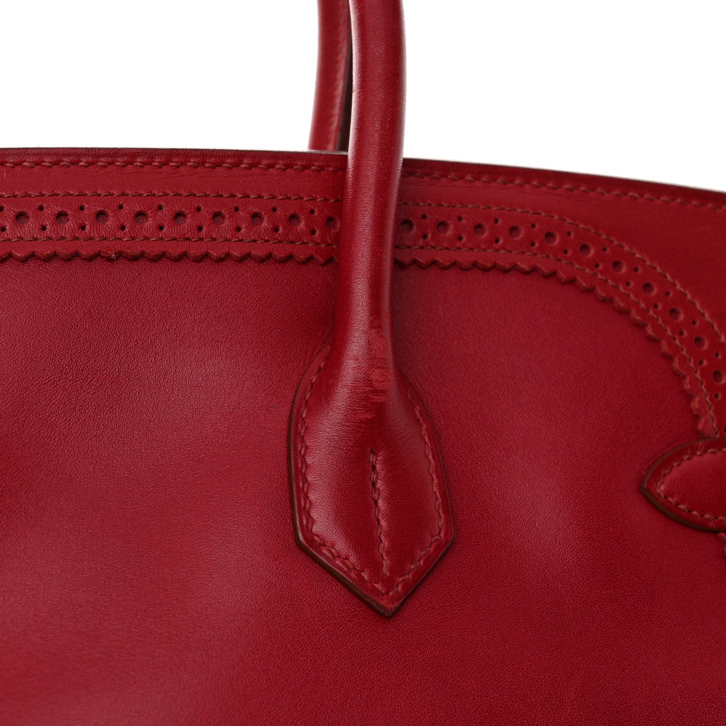 Tadelakt Ghillies Birkin 35 Rubis