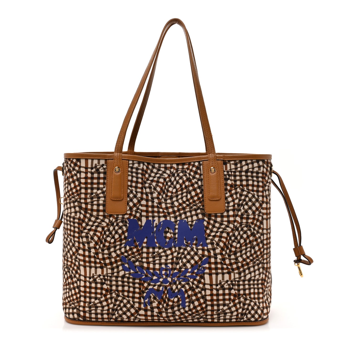 Visetos Medium Liz Reversible Shopper Tote Cognac